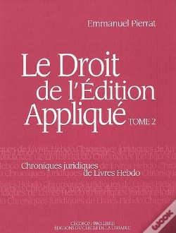 Capa do artigo ²; Le Droit De L'Édition Appliqué T.2