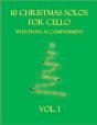 10 Christmas Solos For Cello With Piano Accompaniment - Preview