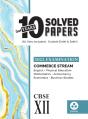 10 Last Years Solved Papers Commerce Stream - Preview