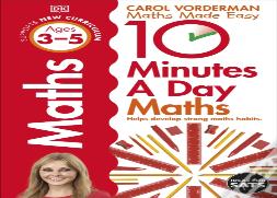 10 Minutes A Day Maths, Ages 3-5 (Preschool)