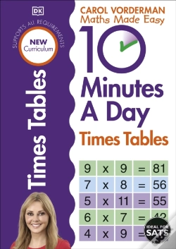 Capa do artigo 10 Minutes A Day Times Tables, Ages 9-11 (Key Stage 2)