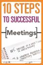 10 Steps To Successful Meetings - Preview