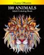 100 Animals Adult Coloring Book - Preview