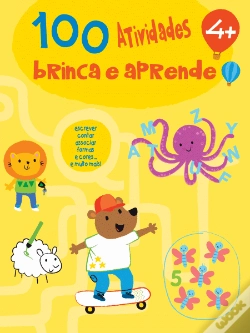 Capa do artigo 100 Atividades Brinca e Aprende - Amarelo