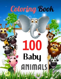 Capa do artigo 100 Baby Animals  Coloring Book