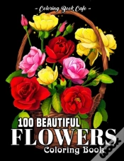 Capa do artigo 100 Beautiful Flowers Coloring Book