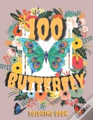100 Butterfly Coloring Book