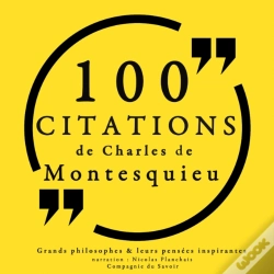 Capa do artigo 100 Citations De Montesquieu