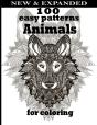 100 Easy Patterns Animals For Coloring - Preview