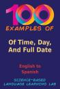 100 Examples Of Time, Day, And Full Date - Preview