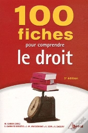Capa do artigo 100 Fiches Pour Comprendre Le Droit
