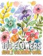 100 Flowers Coloring Book - Preview