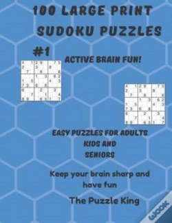 Capa do artigo 100 Large Print Sudoku Puzzles: Book  #1