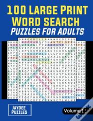 100 Large Print Word Search Puzzles For Adults