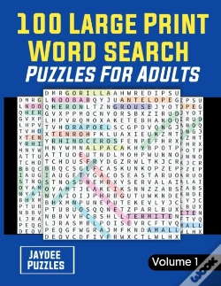 Capa do artigo 100 Large Print Word Search Puzzles For Adults