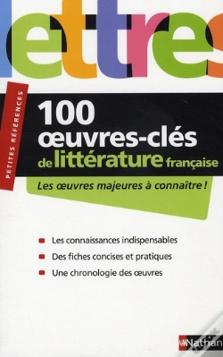 Capa do artigo 100 Oeuvres Clés De La Littérature Française