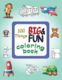 100 Things Big & Fun Coloring Book - Preview