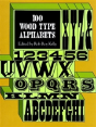 100 Wood Type Alphabets - Preview