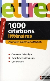 Capa do artigo 1000 Citations Littéraires