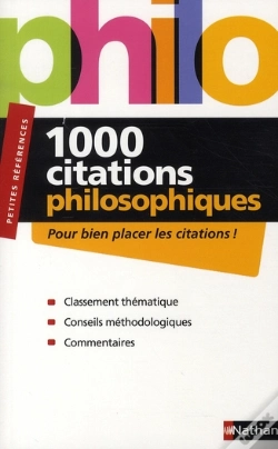 Capa do artigo 1000 Citations Philosophiques