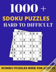 1000 + Sdoku Puzzles Hard To Difficult  Book For Adults