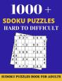 1000 + Sdoku Puzzles Hard To Difficult  Book For Adults - Preview