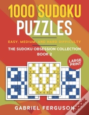 Capa do artigo 1000 Sudoku Puzzles Easy, Medium And Hard Difficulty Large Print