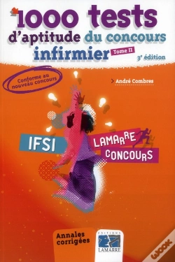Capa do artigo 1000 Tests D Aptitude Du Concours Infirmier 3e Edition T.Ii