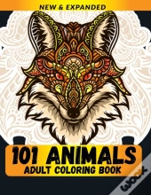 101 Animals Adult Coloring Book