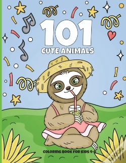 Capa do artigo 101 Cute Animals Coloring Book For Kids 4-8