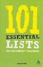 101 Essential Lists For Secondary Teachers - Preview