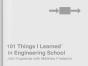 101 Things I Learned(R) In Engineering School - Preview