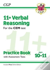 Capa do artigo 11+ Cem Verbal Reasoning Practice Book & Assessment Tests - Ages 10-11 (With Online Edition)