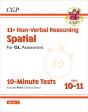 11+ Gl 10-Minute Tests: Non-Verbal Reasoning Spatial - Ages 10-11 Book 2 (With Online Edition) - Preview