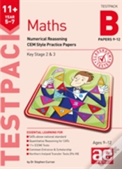 Capa do artigo 11+ Math Year 5-7 Testpack B Papers 9-12