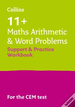 Capa do artigo 11+ Maths Arithmetic And Word Problems Support And Practice Workbook