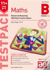 Capa do artigo 11+ Maths Year 5-7 Testpack B Papers 1-4