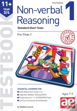 Capa do artigo 11+ Non-Verbal Reasoning Year 3/4 Testbook 1