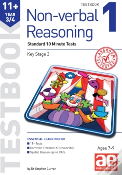 Capa do artigo 11+ Non-Verbal Reasoning Year 3/4 Testbook 1
