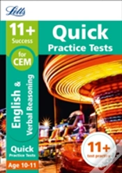 Capa do artigo 11+ Verbal Reasoning Quick Practice Tests Age 10-11 (Year 6)