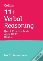 Capa do artigo 11+ Verbal Reasoning Quick Practice Tests Age 10-11 (Year 6) Set C
