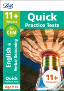Capa do artigo 11+ Verbal Reasoning Quick Practice Tests Age 9-10 (Year 5)