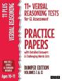 11+ Verbal Reasoning Tests For Gl Assessment Practice Papers With Detailed Answers & Challenging Words Lists Bumper Edition - Preview