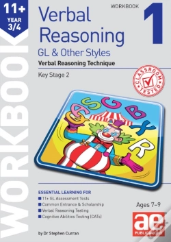 Capa do artigo 11+ Verbal Reasoning Year 3/4 Gl & Other Styles Workbook 1