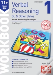 Capa do artigo 11+ Verbal Reasoning Year 3/4 Gl & Other Styles Workbook 1