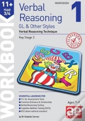 11+ Verbal Reasoning Year 3/4 Gl & Other Styles Workbook 1