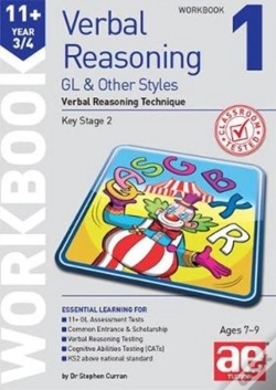 Capa do artigo 11+ Verbal Reasoning Year 3/4 Gl & Other Styles Workbook 1