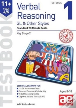 Capa do artigo 11+ Verbal Reasoning Year 4/5 Gl & Other Styles Testbook 1