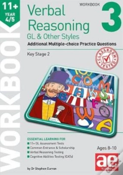 Capa do artigo 11+ Verbal Reasoning Year 4/5 Gl & Other Styles Workbook 3