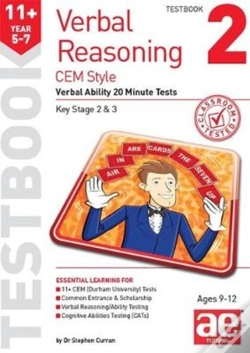 Capa do artigo 11+ Verbal Reasoning Year 5-7 Cem Style Testbook 2